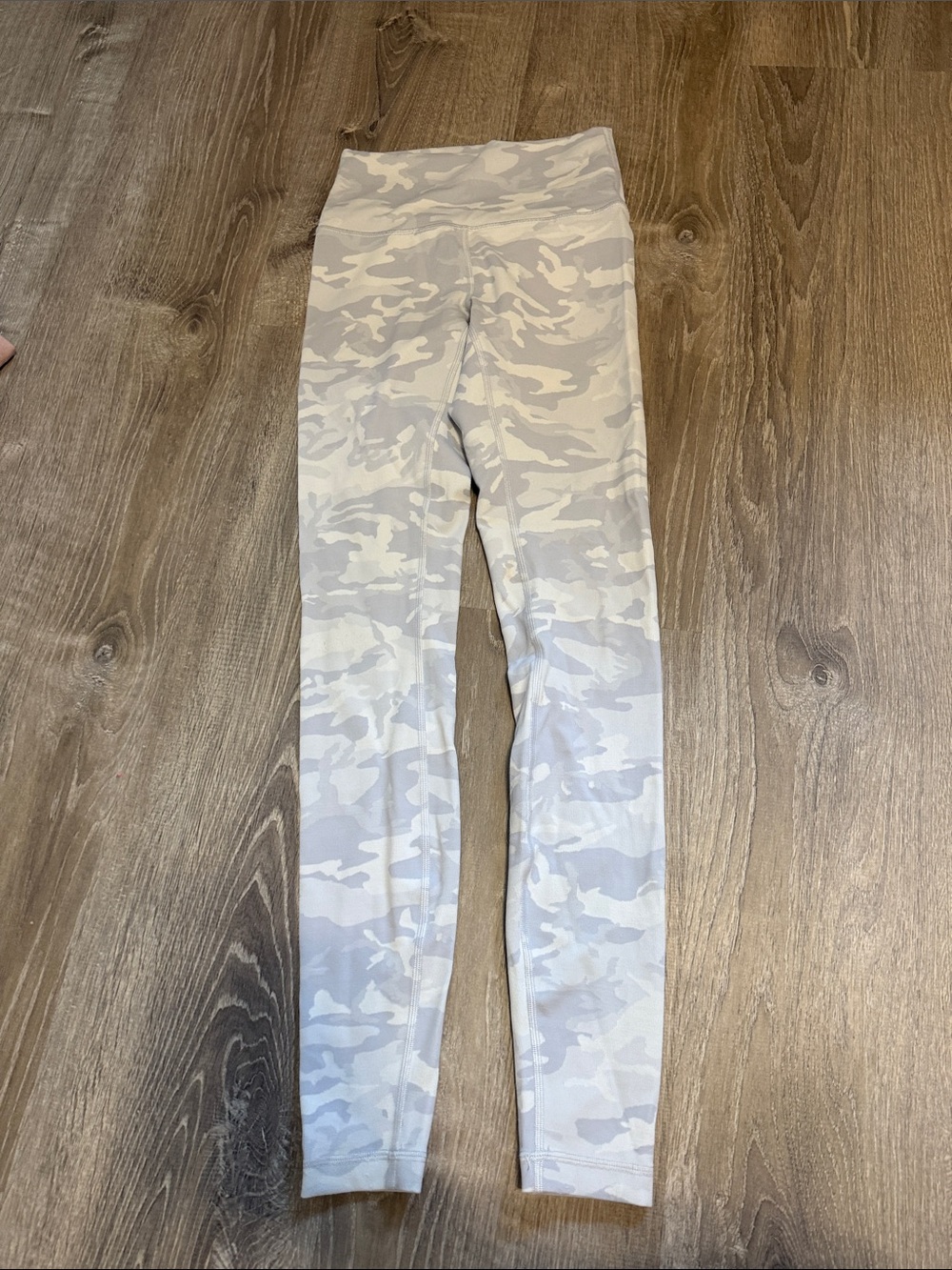 lululemon athletica Girls' Light Gray Camo Leggings